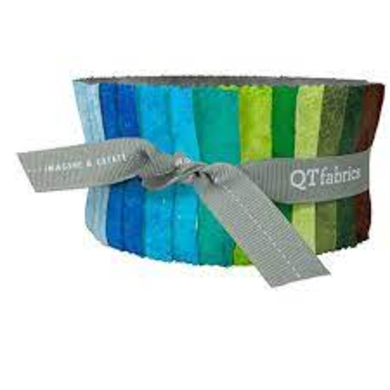 Rapture Blender 2.5 Strips Cool Quilting Treasures Cotton Fabric