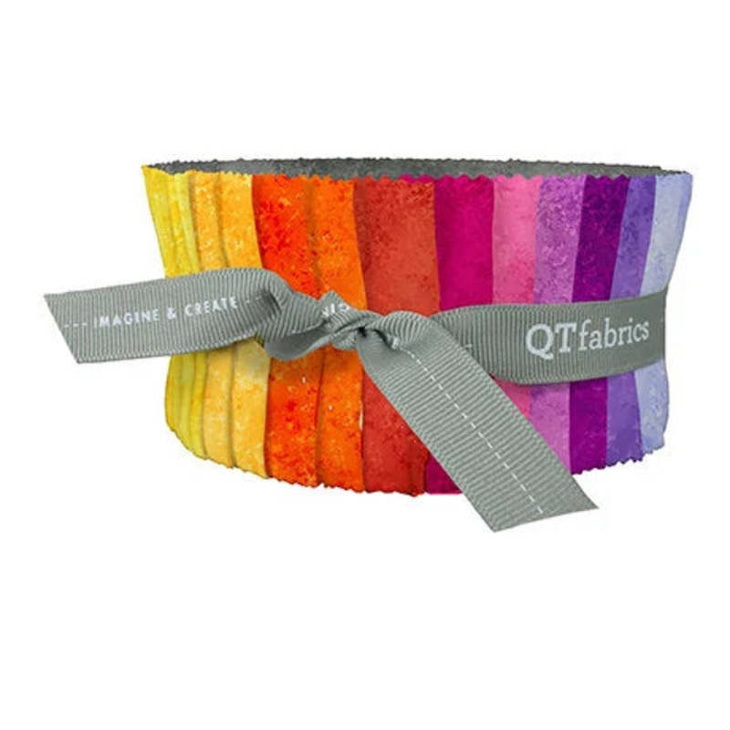 Rapture Blender 2.5 Strips Warm Quilting Treasures Cotton Fabric