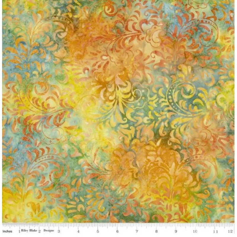 Expressions Batiks Tjaps Summer Multi Riley Blake Cotton Fabric