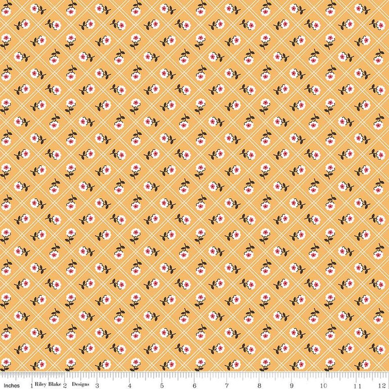 Prairie Rose Heirloom Daisy Lori Holt Riley Blake Designs Cotton Fabric