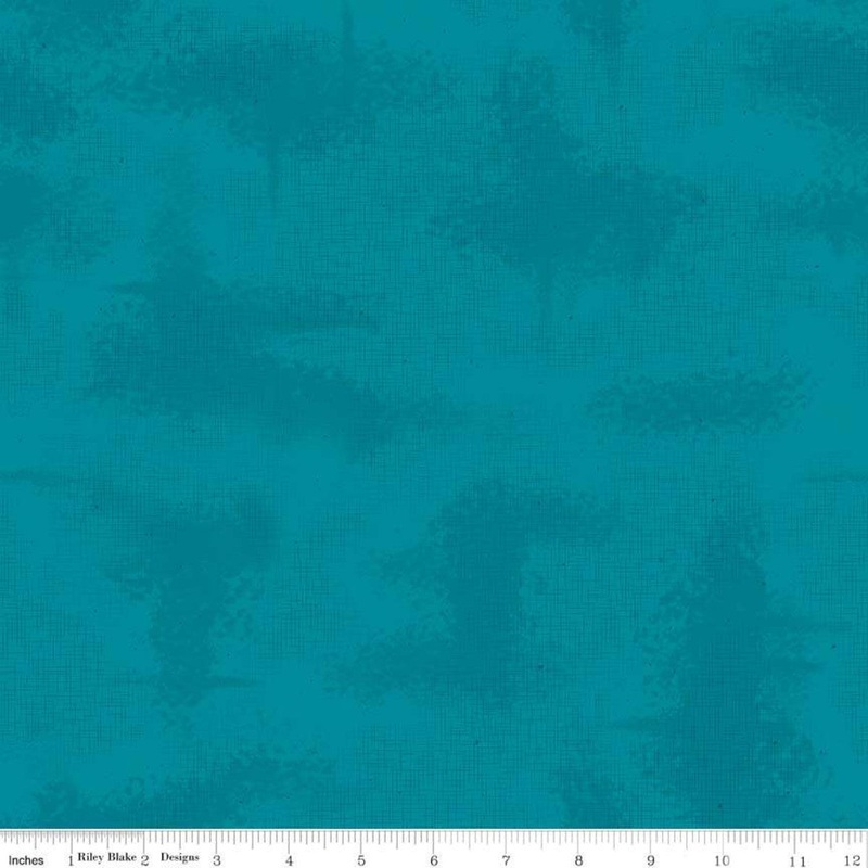Shabby Texture Crosshatched Blender Azure Blue Green Lori Holt Riley Blake Cotton Fabric