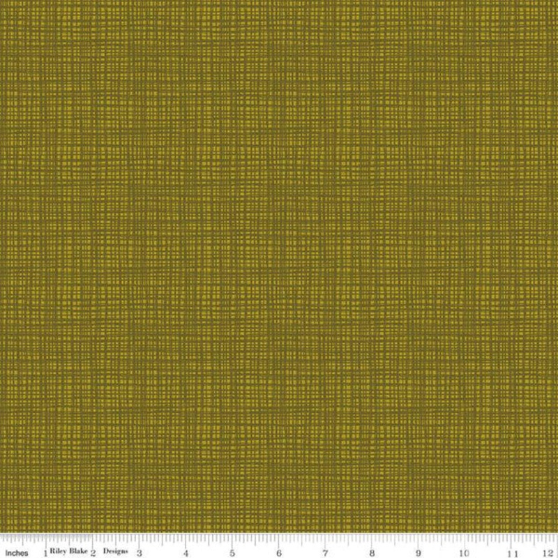 Texture Olive Green Sandy Gervais Riley Blake Designs Cotton Fabric