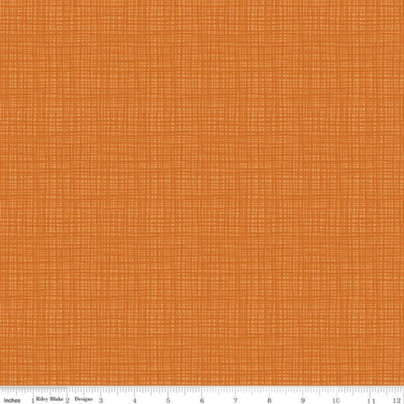 Texture Pumpkin Orange Sandy Gervais Riley Blake Designs Cotton Fabric