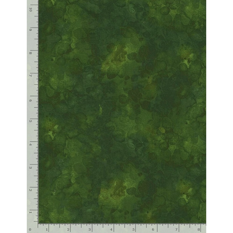 Forest Green Solid-ish Blender Kimberly Einmo Cotton Fabric