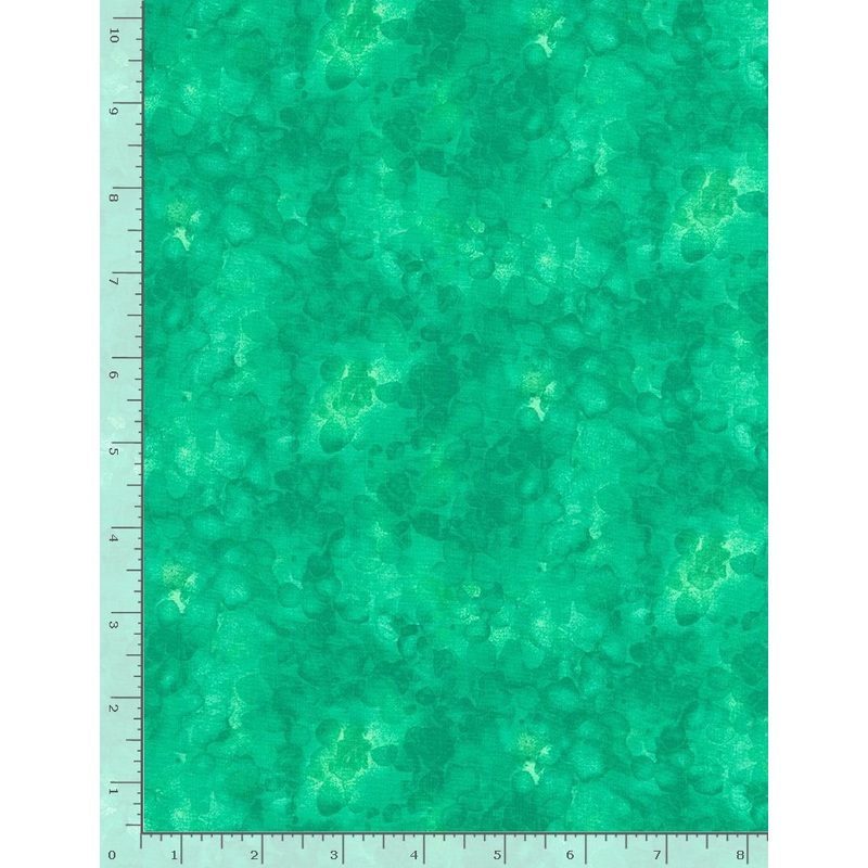 Kimberly Einmo Lagoon Green Solid-ish Blender Timeless Treasures Cotton Fabric