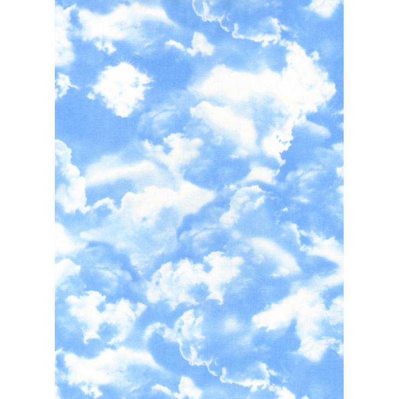 Clouds Serenity Sky Timeless Treasures Cotton Fabric