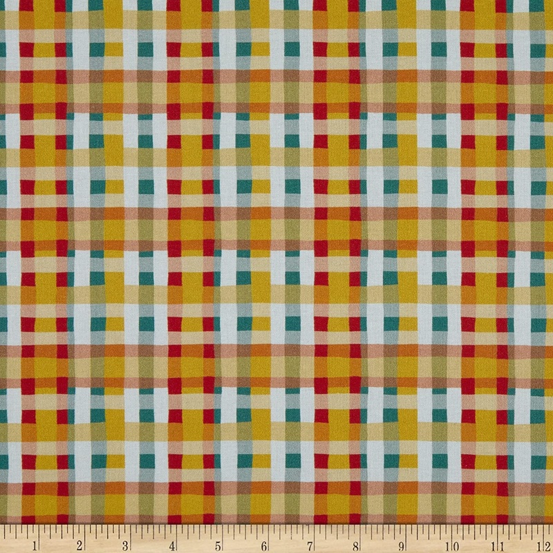 Cozy Holidays Holiday Plaid Multi Olivia Gibbs Timeless Treasures Cotton Fabric