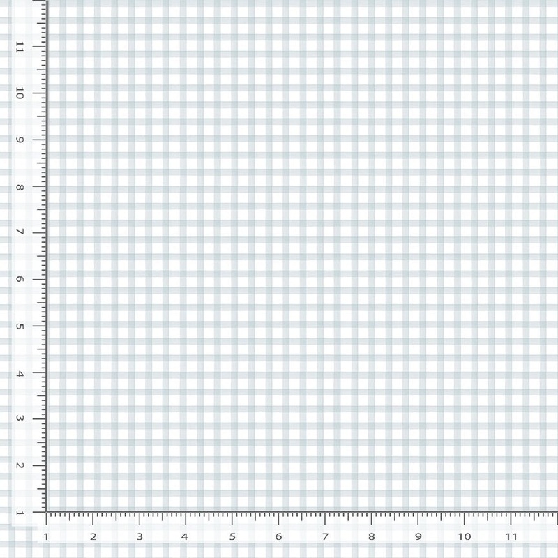 Full of Wonder Soft Gingham Sky Blue Timeless Treasures Cotton Fabric