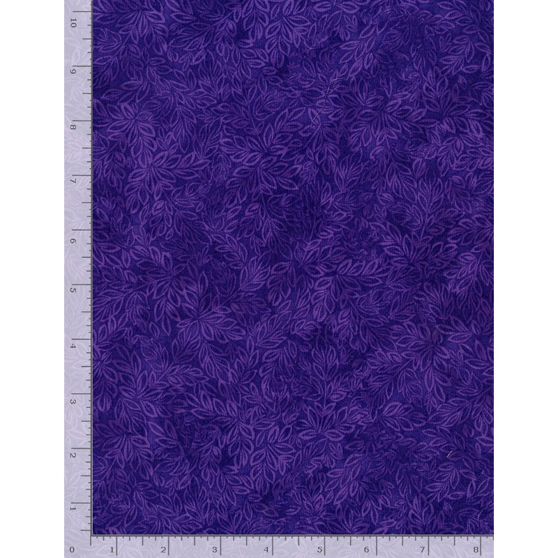 Meadow Mini Leaf Blender Grape Purple Timeless Treasures Cotton Fabric