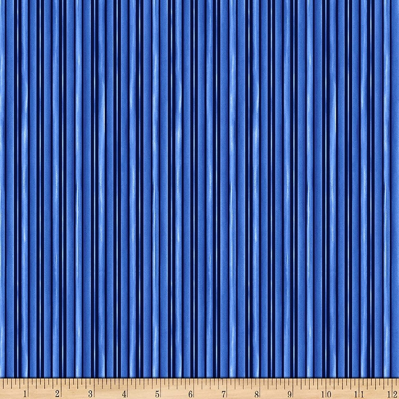 Stripes Gradient Blue Soho Timeless Treasures Cotton Fabric