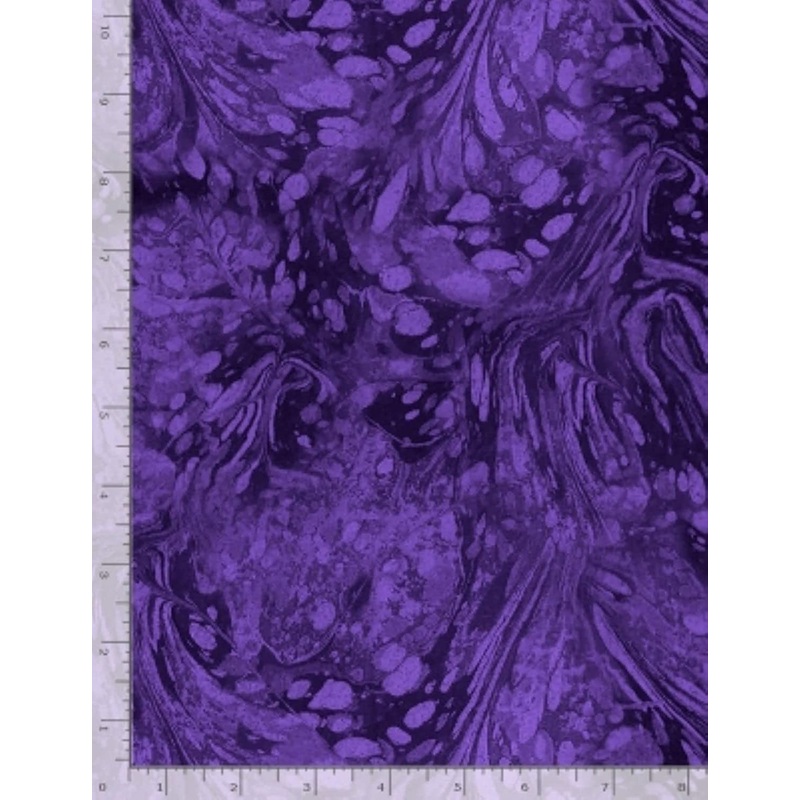 Lavender Purple Floral Marble Texture Floral Dreams Timeless Treasures Cotton Fabric