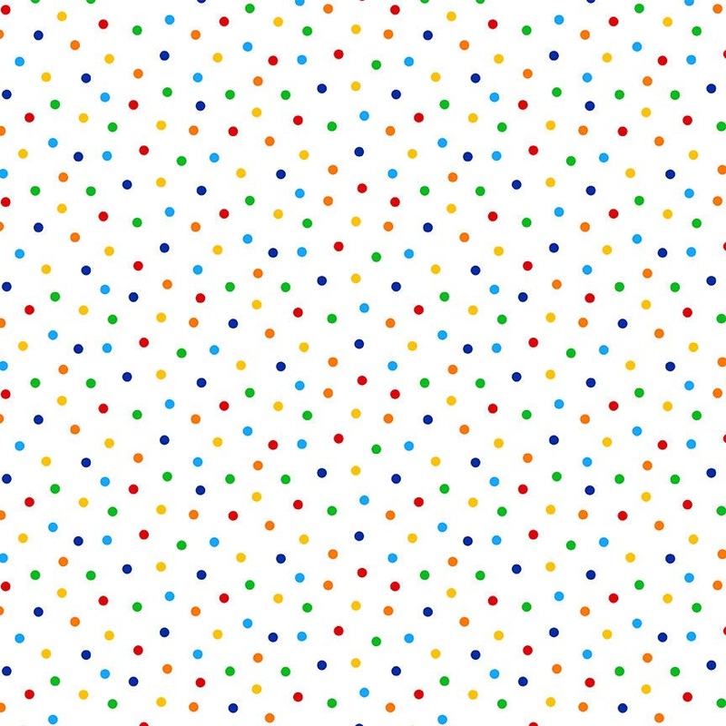 Light Box Polka Dots Confetti Timeless Treasures Cotton Fabric