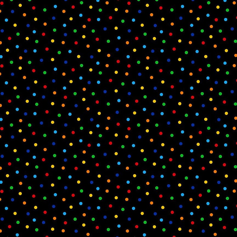 Light Box Polka Dots Multi Timeless Treasures Cotton Fabric