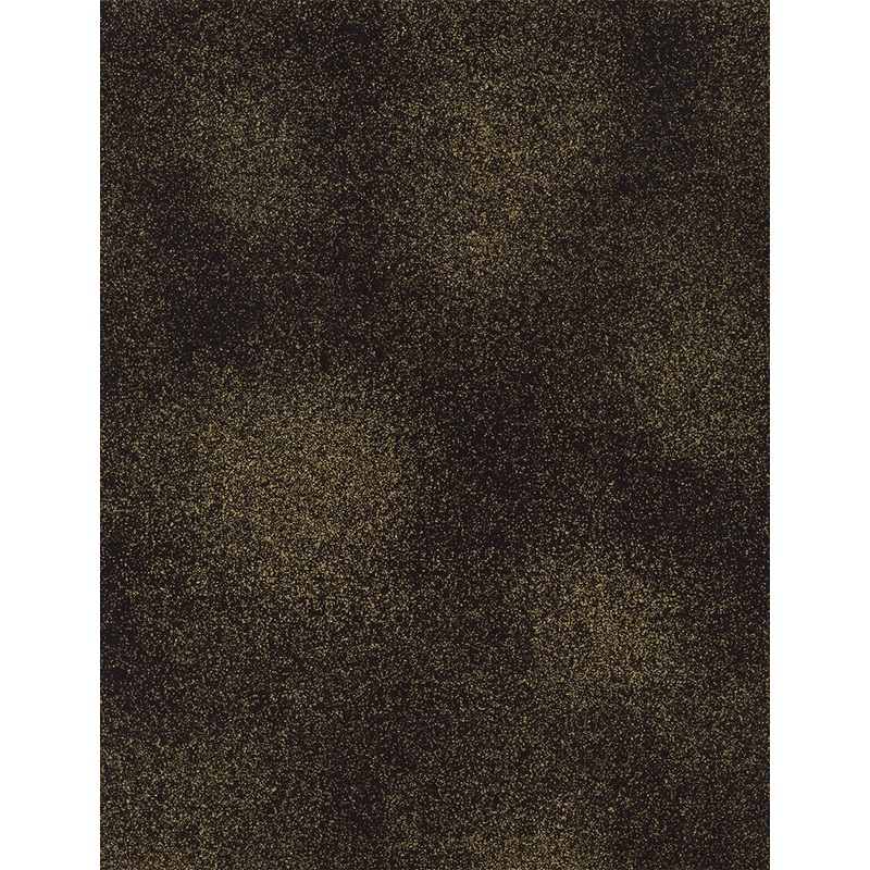 Shimmer Black Gold Timeless Treasures Cotton Fabric