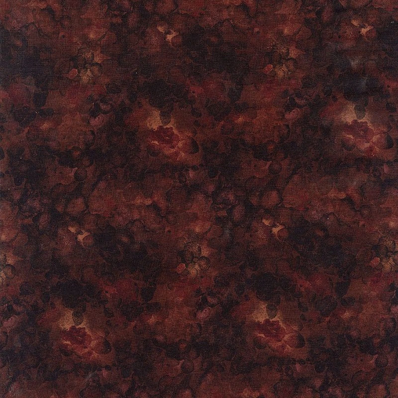 Solid-ish Watercolor Texture Coffee Brown Kimberly Einmo Timeless Treasures Cotton Fabric