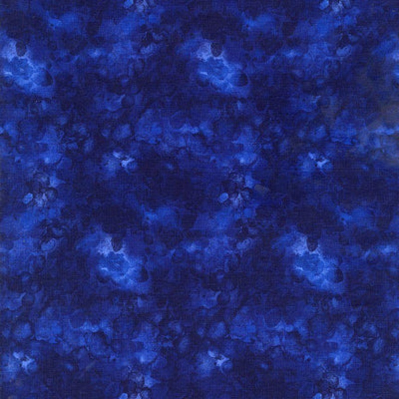 Solid-ish Watercolor Texture Indigo Kimberly Einmo Timeless Treasures Cotton Fabric