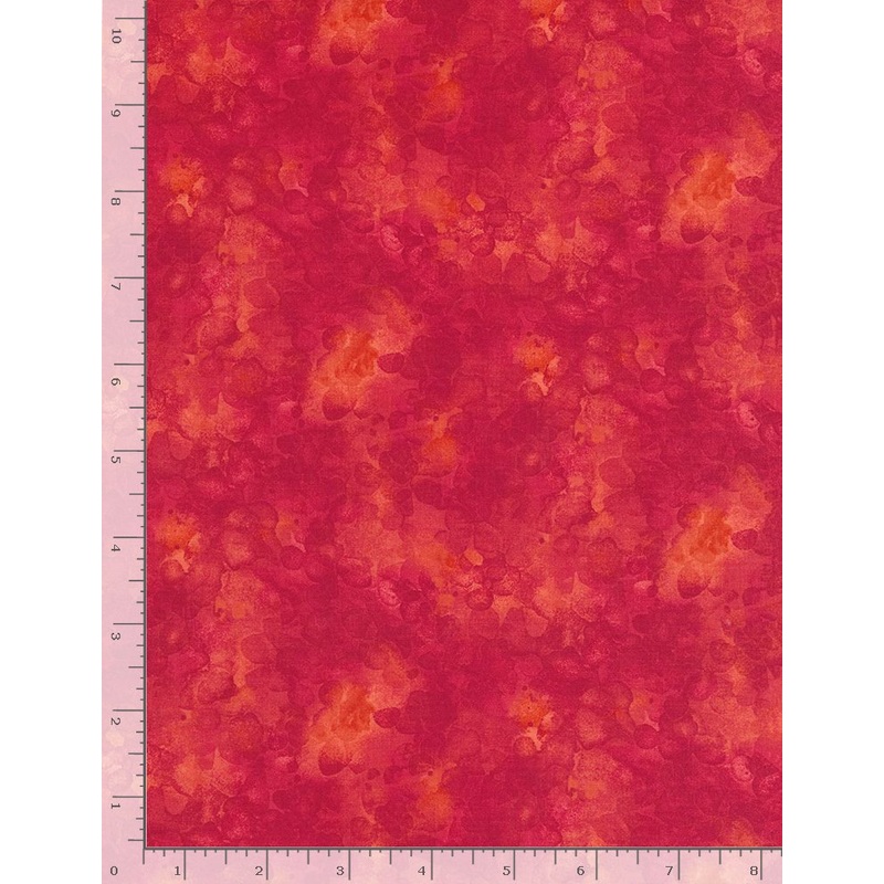 Solid-ish Watercolor Texture Magenta Red Kimberly Einmo Timeless Treasures Cotton Fabric