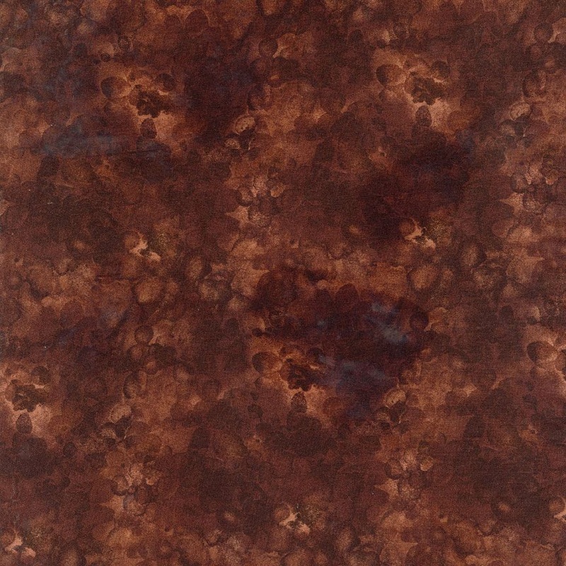 Solid-ish Watercolor Texture Mocha Brown Kimberly Einmo Timeless Treasures Cotton Fabric