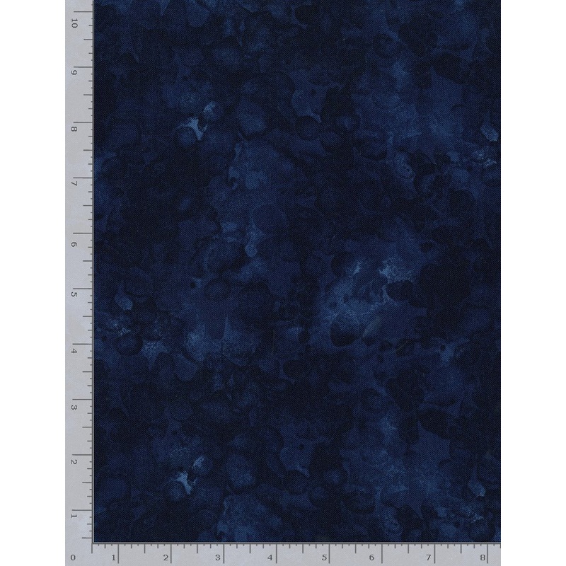 Solid-ish Watercolor Texture Navy Blue Kimberly Einmo Timeless Treasures Cotton Fabric