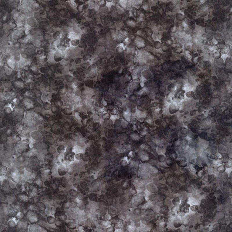 Solid-ish Watercolor Texture Shadow Black Kimberly Einmo Timeless Treasures Cotton Fabric