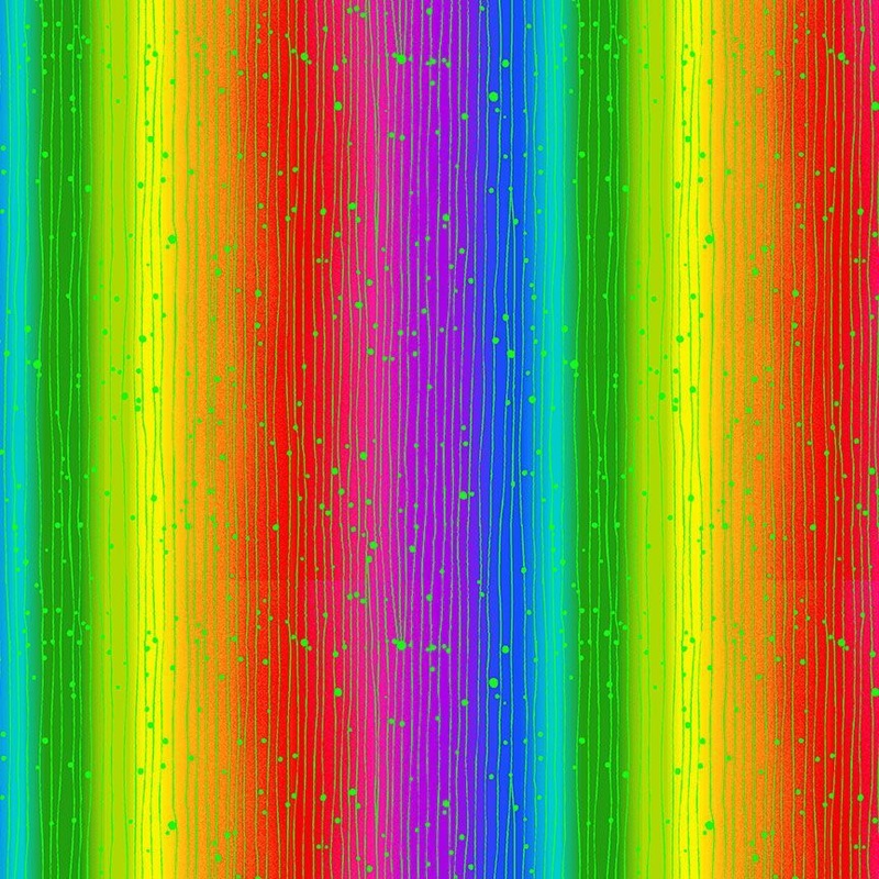 African Sunset African Metallic Stripes Multi Chong-A-Hwang Timeless Treasures Cotton Fabric