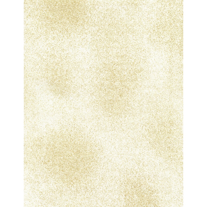 Shimmer Ivory Gold Metallic Chong-A-Hwang Timeless Treasures Cotton Fabric