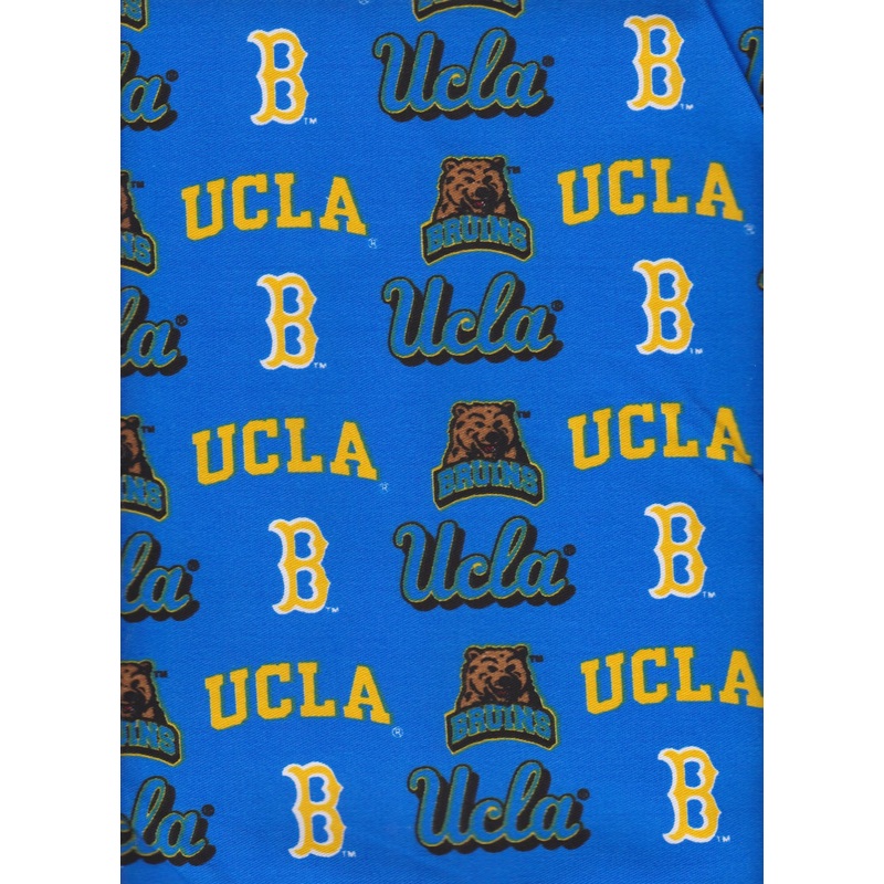 UCLA Bruins NCAA College Canvas Twill 58" Sykel Cotton Fabric