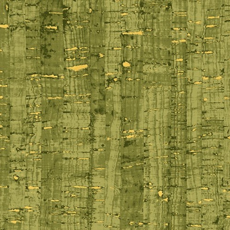 Uncorked Olive Green Metallic Gold Windham Cotton Fabric