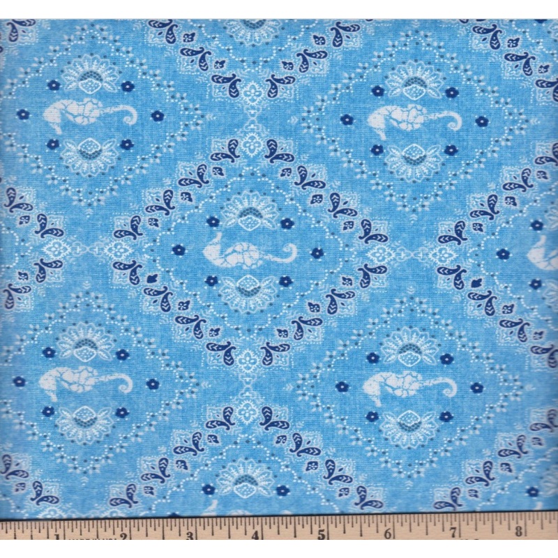 Shoreline Bandana Light Blue Windham Cotton Fabric