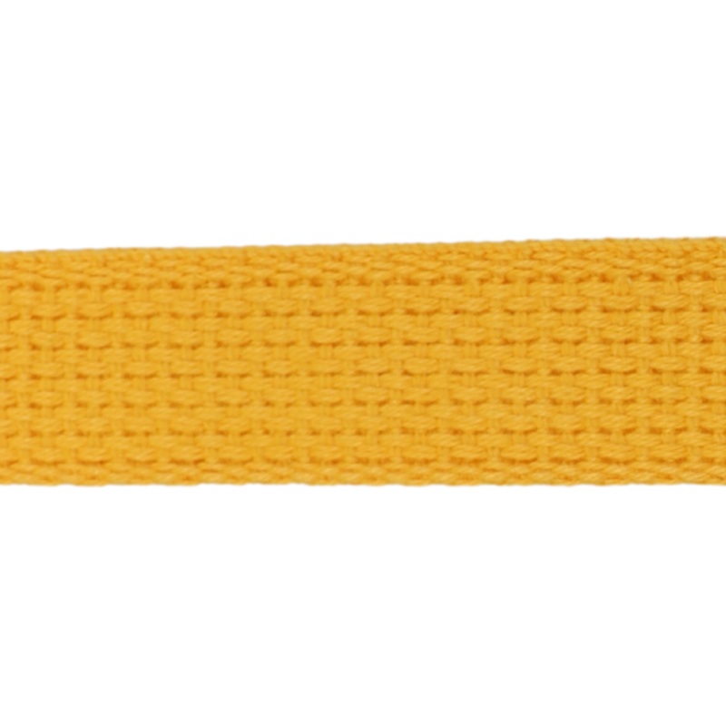 1" Cotton Webbing-Gold WC/100-650