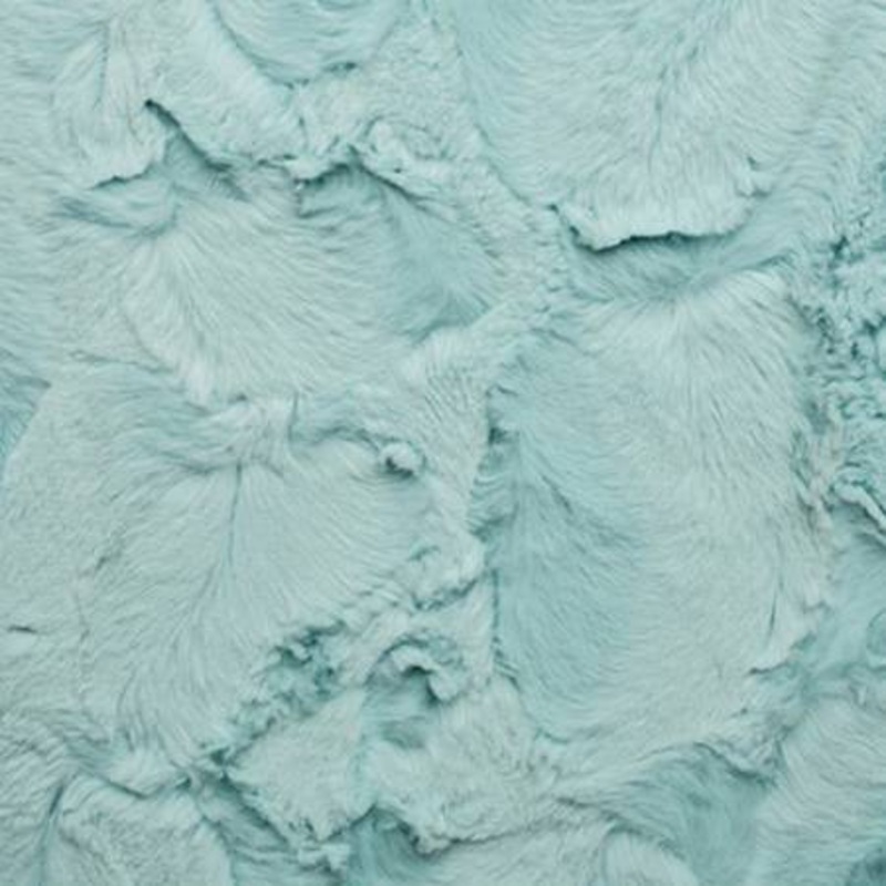 60" Wide Luxe Cuddle Hide Sea Glass