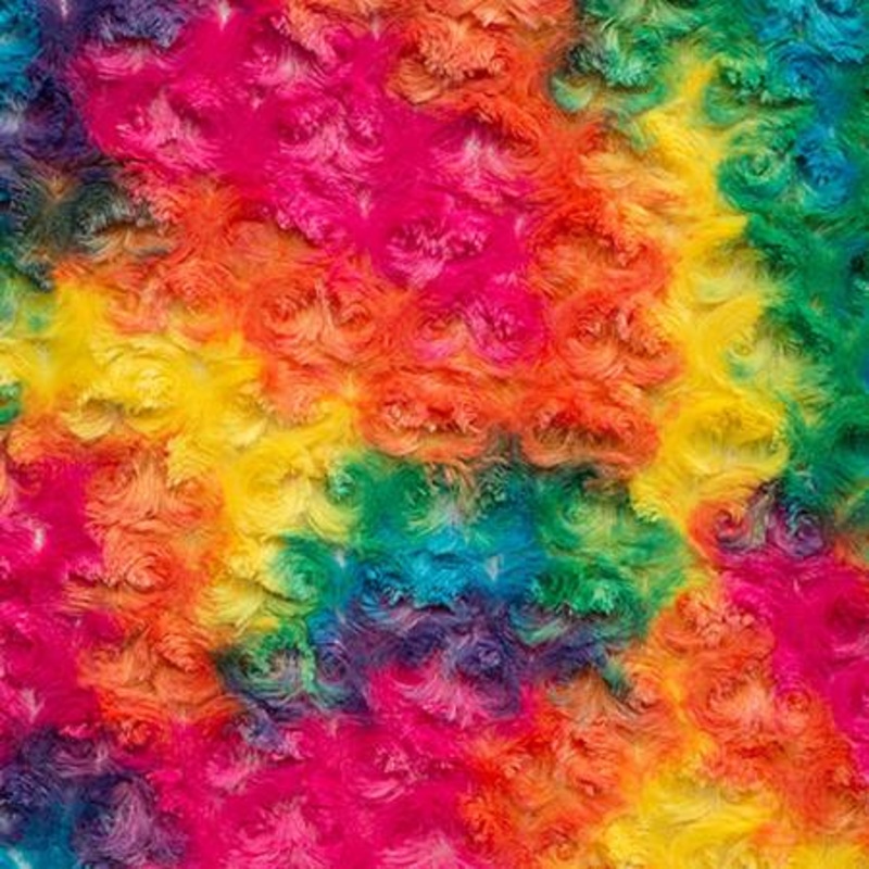 60" Wide Luxe Cuddle Rose Vibrant