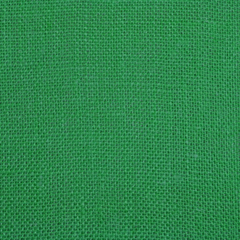 Emerald Sultana Burlap Fabric