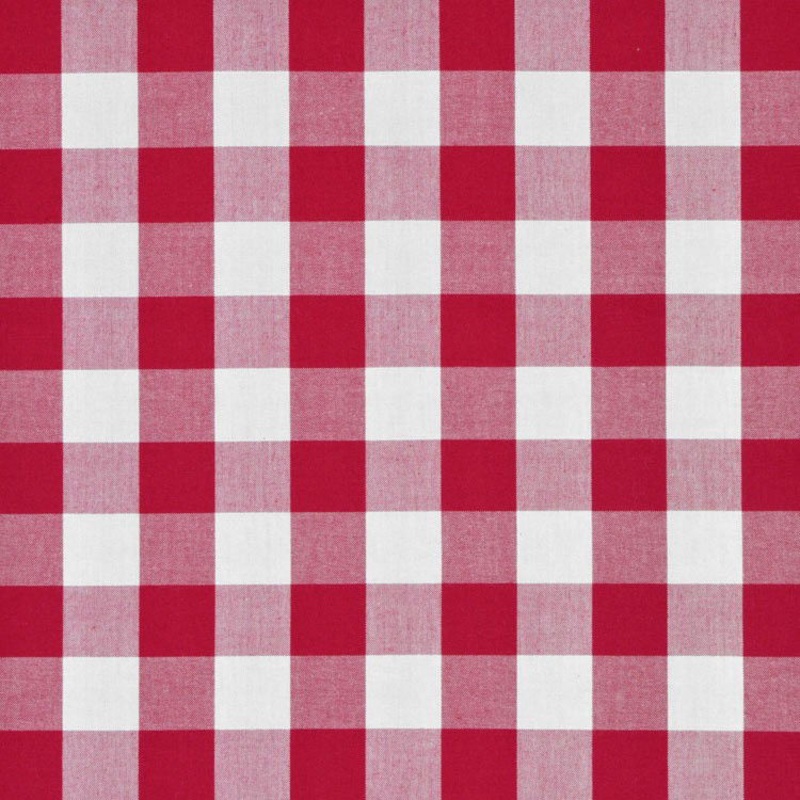 Robert Kaufman 1" Red Carolina Gingham Fabric