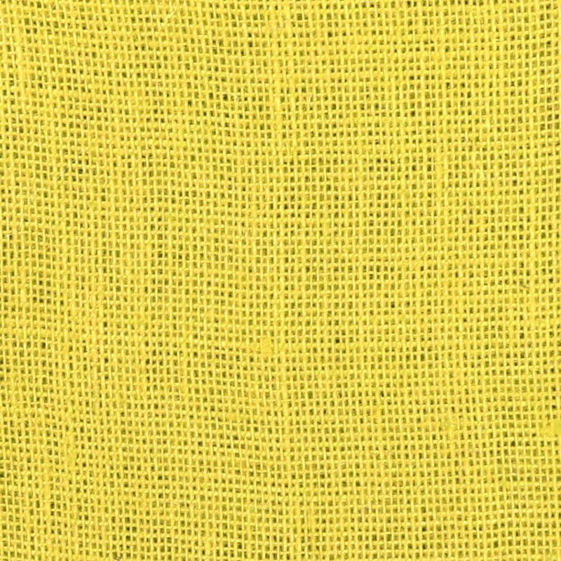 Yellow Burlap Fabric