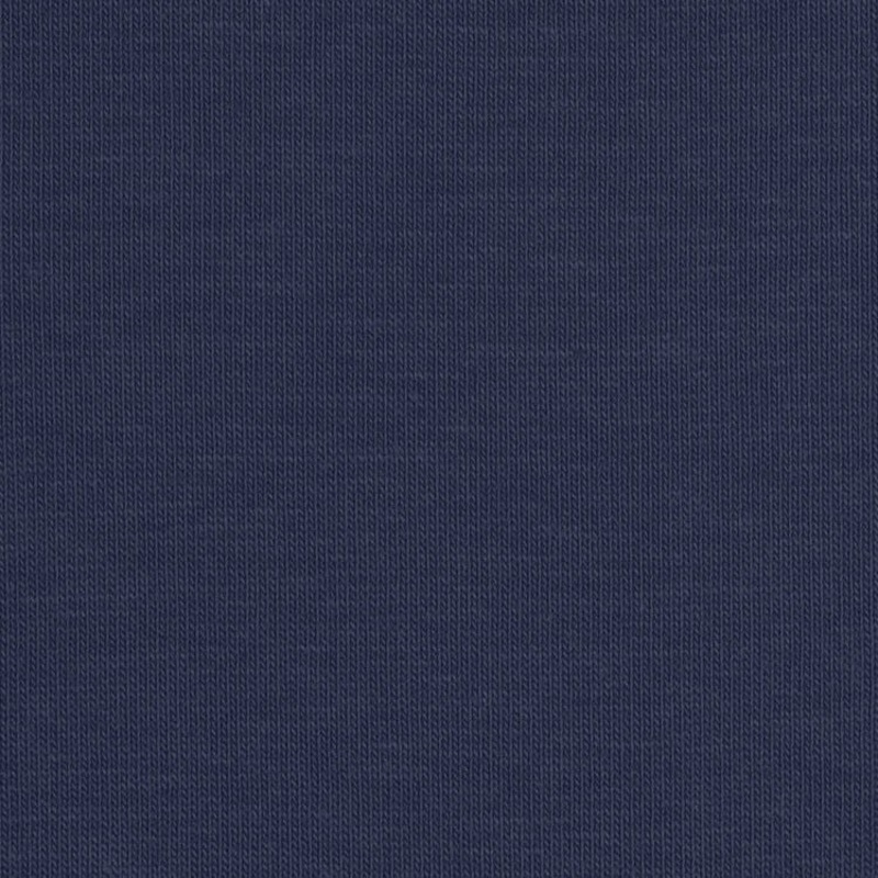 Robert Kaufman Navy Laguna Cotton Jersey Fabric