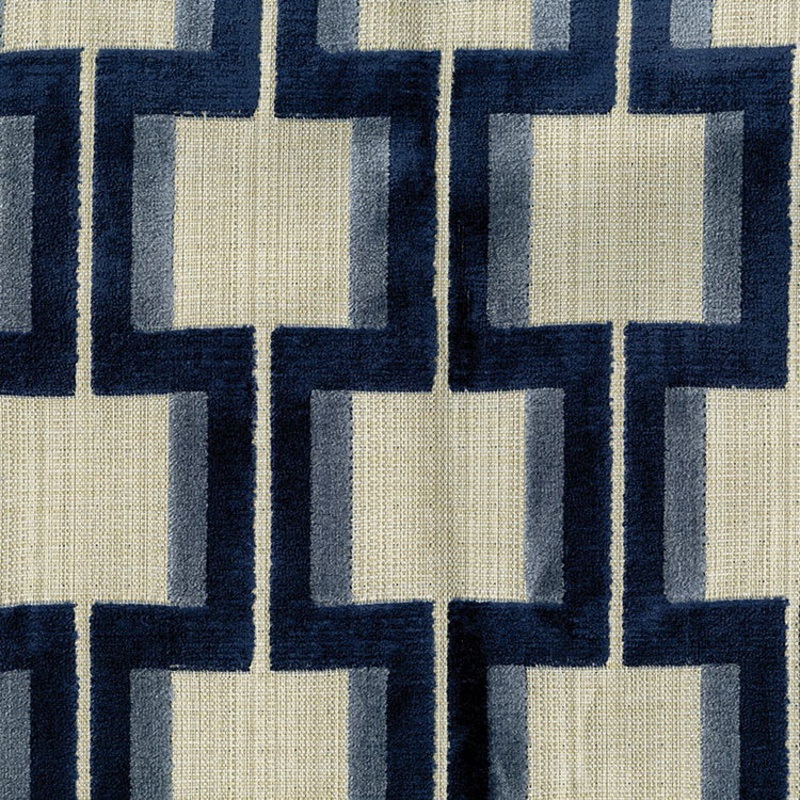 ABBEYSHEA Amalia 306 Indigo Fabric