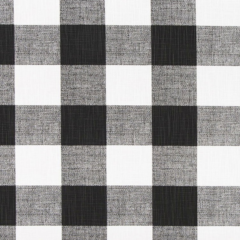 Premier Prints Alexander Black Canvas Fabric