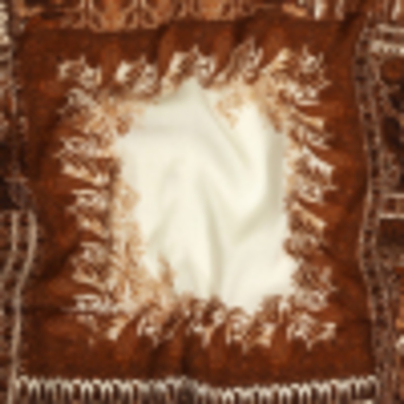 Sustainable Viscose Crepe Print - Brown and Cream Paisley Patches - Mood Exclusive Speak and Enter