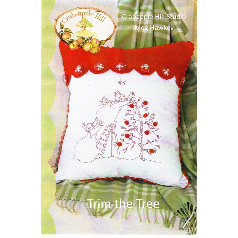 Trim the Tree Pillow # CAH420- Special Order
