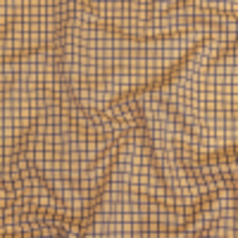 Yellow and Blue Ribbon Checks and Diamonds Cotton and Polyester Dobby Shirting