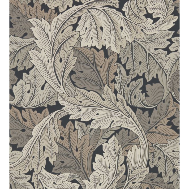 Acanthus Wallpaper - Charcoal/Grey - 216442 - Morris & Co