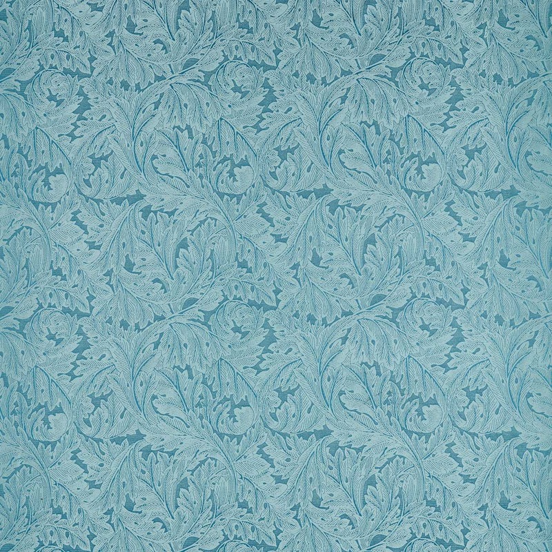 Acanthus Weave Fabric - Denim - F1741/02 - Clarke & Clarke