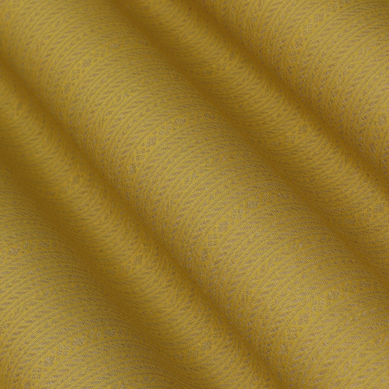 Yellow Color Brocade Fabric