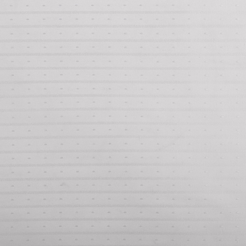 White dobby shirting - Stripes dots - White