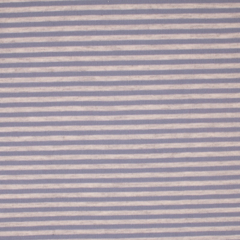 BAMBOO - Printed knit - Stripes - Blue