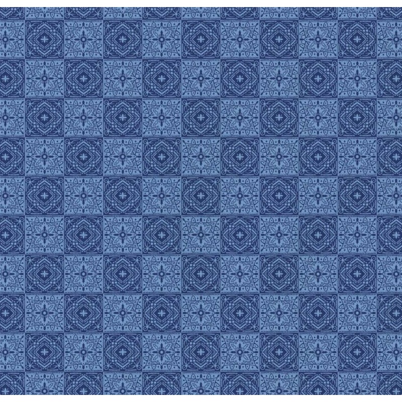 $5/yard $35/8 yard BOLT  Blue and Navy Tiles