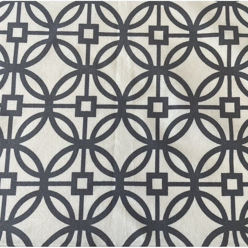 $5/yard $35/8 yard BOLT Heirloom Trellis Gray on Cream