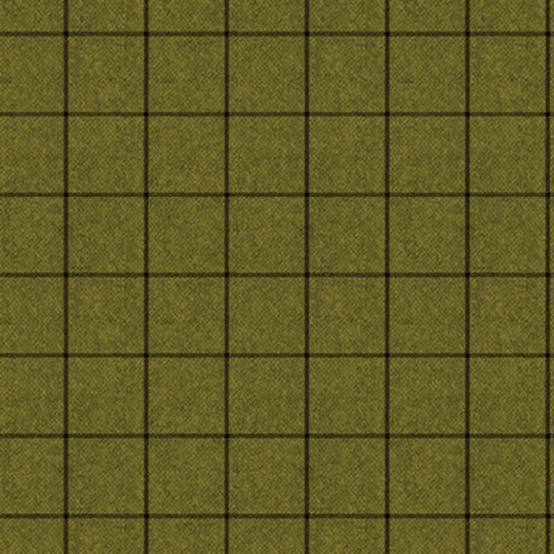 Benartex A Wooley Autumn Wooly Window Moss 10358
