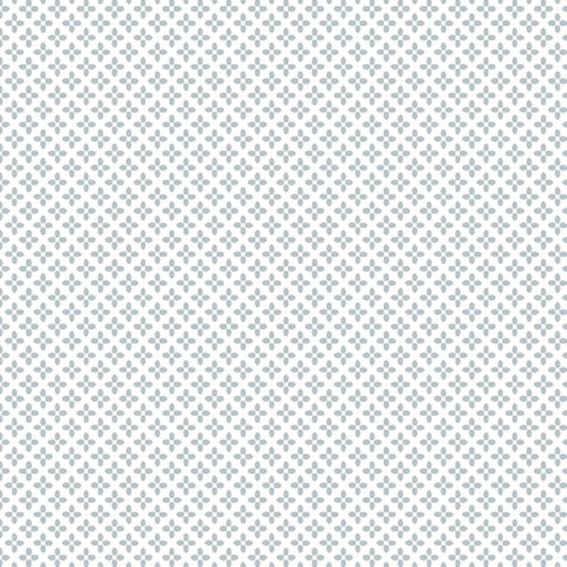 Benartex Dot Diamond Grey White Spring Hill Farm 13253-11